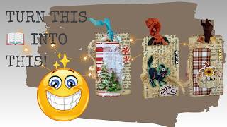 Turn a Vintage Book Page into THIS! 📖✨ | Easy Mini Coin Envelope for Junk Journals