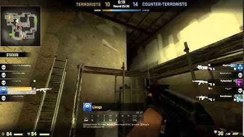 CS:GO Last Second 1v4 Clutch