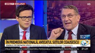 Sinteza zilei. Avocatul familiei Ceaușescu: Ce poate simți un om care participă la o crimă? Acel