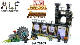 Lego Super Heroes 76103 Corvus Glaive Thresher Attack - Avengers Infinity War - Lego Speed Build Rev