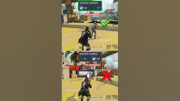 ✅ Best Damage Number Settings in CODM BR 🔥💯 Codmobile Tips and Tricks #shorts #codmbr #codmiphone