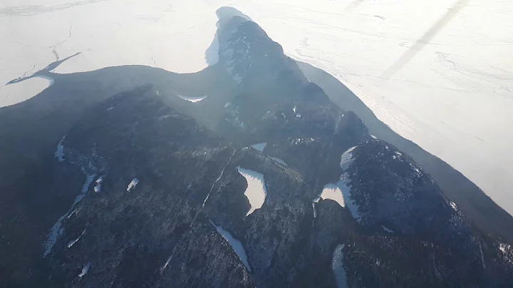 Flying Over The Sleeping Giant at Thunder Bay, Can...