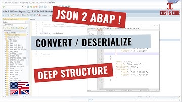 JSON 2 ABAP - Convert / Deserialize with Deep Structure [english]