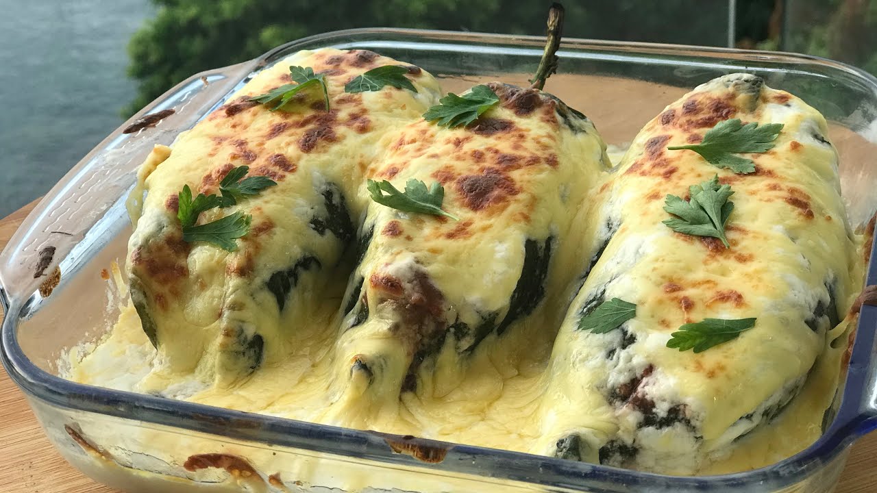 CHILES RELLENOS GRATINADOS - VERÓNICA OSORIO