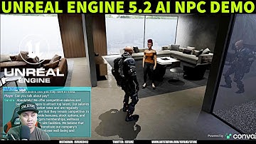 Unreal Engine 5.2 AI NPC Demo