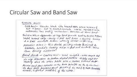 SPEC. DESCRIPTION WORKING AND USES OF METAL CUTTING SAWS -2    ME/MA306    MAN SINGH JAT   GPC AJMER