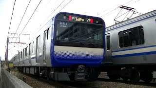 JR横須賀線E235系1000番台&E217系 新川崎－鶴見にて