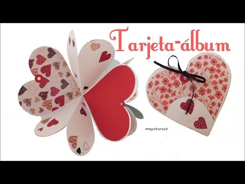 Video: Cómo Hacer Una Tarjeta De San Valentín Con Un Corazón Voluminoso