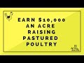 Earn $10000 an Acre Raising Pastured Poultry [PROFIT not GROSS]