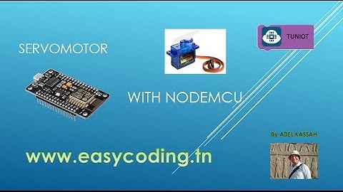 NodeMcu (ESP8266) Tutorial A-15: Servo