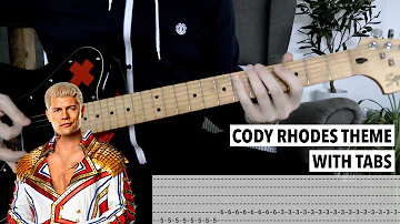 Downstait - Kingdom (Cody Rhodes Theme) [Guitar Cover with Tabs]