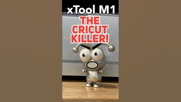 xTool M1 laser engraver cuts VINYL and does PRINT AND CUT!