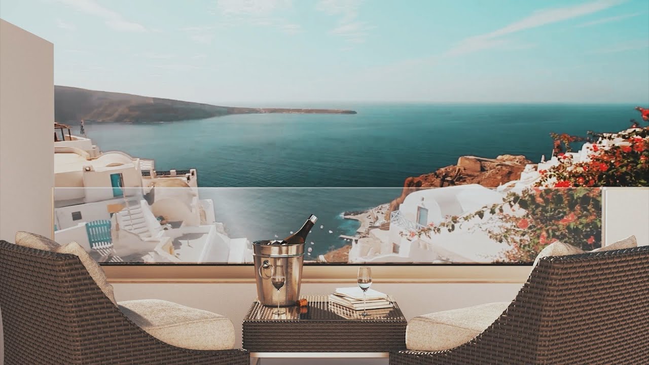 Cozy Balcony Beach View 3 Hours Relaxation and Meditation/Vacation/Relaxing/Ocean Waves