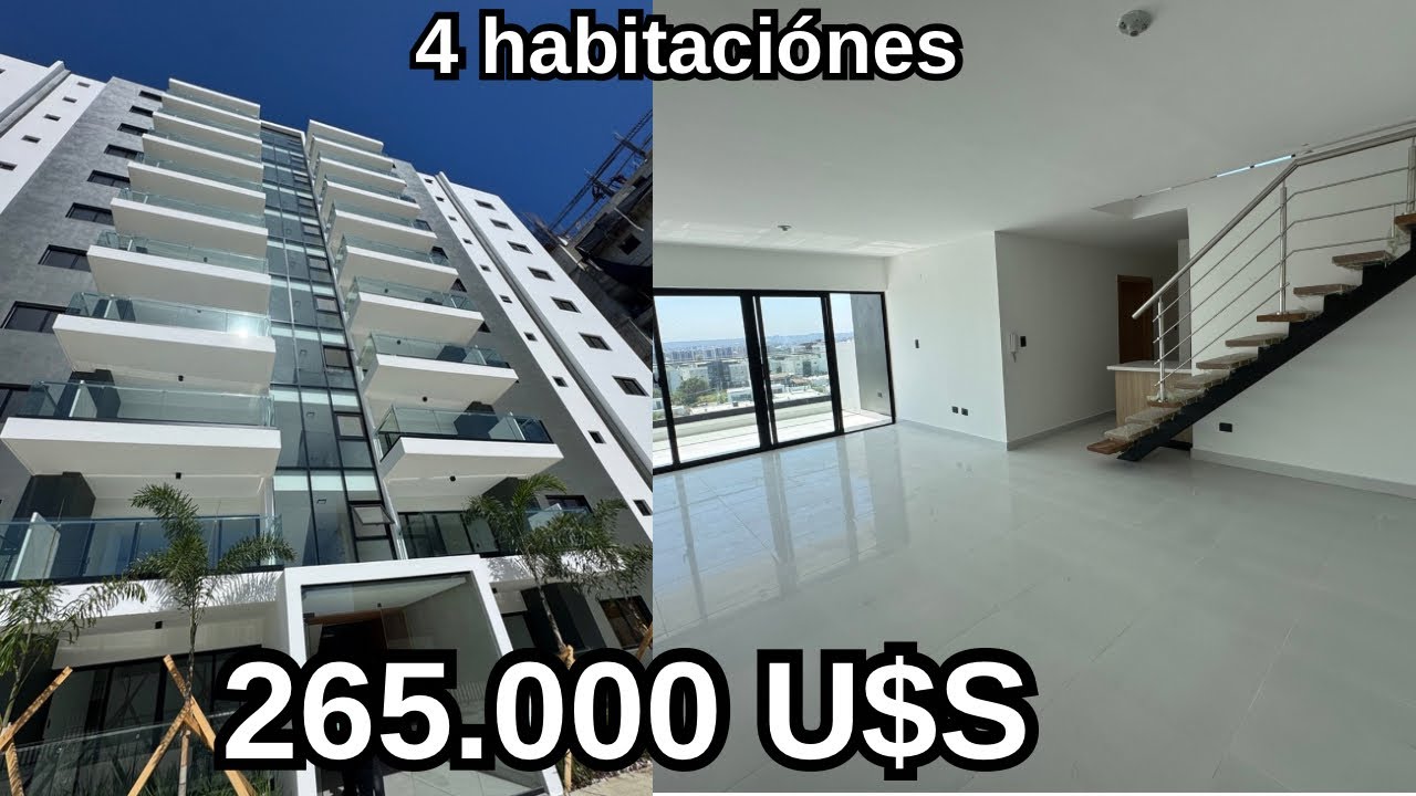 Penthouse con 4 habitaciones y ascensor en Santiago de los Caballeros, Av. hispanoamericana .