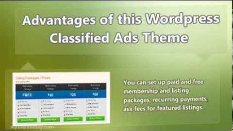 Responsive Wordpress Classified Ads Theme with Great Design