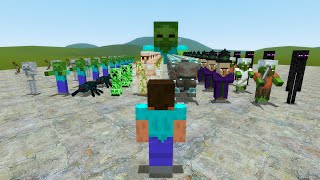 I BECAME MINECRAFT MOBS!! Garry's Mod Sandbox