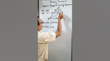 Proof of Basic Proportionality Theorem (BPT / Thales Theorem) | Theorem 6.1 Class 10 Maths Triangles