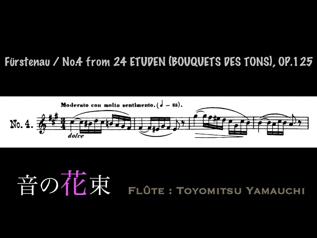 フルート楽譜　音の花束　フィルステノー ムラマツフルート｜24 ETUDEN (BOUQUETS DES TONS), OP.125: 楽譜
