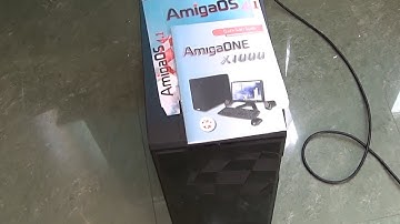 Unboxing of AmigaOne X1000 computer in Full 3D HD