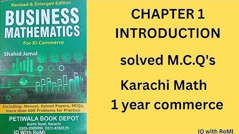 Chapter 1 Solved M.C.Q