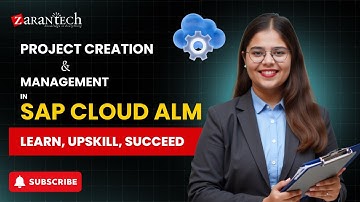 Project Creation and Management in SAP Cloud ALM | ZaranTech
