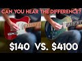 $140 Guitar Vs. $4100 Guitar (cheap vs. expensive guitar challenge!)