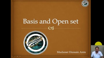 Lecture 2 | Basis and open set | Generate basis from topology | Topology by James R Munkres