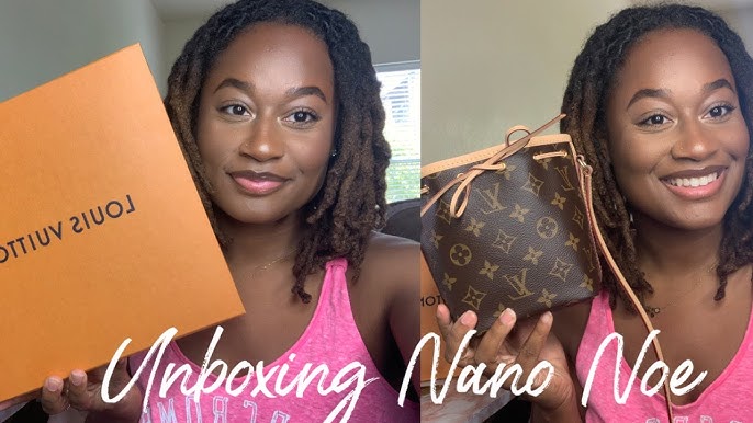 LOUIS VUITTON NANO NOE UNBOXING! What fits?