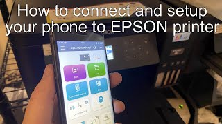 How to connect and setup your phone to Epson Ecotank/WorkForce Printer #epsonecotank #epsonworkforce