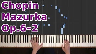 Chopin Mazurka Op.6-2 (ショパン マズルカ)【弾いてみた】