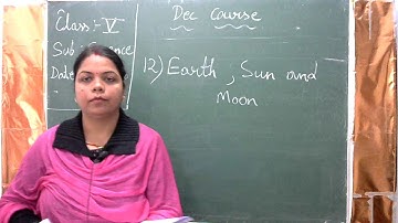 Class 5 Sci Ch- 12 Earth, Sun & Moon II Part-2 II Dec Course