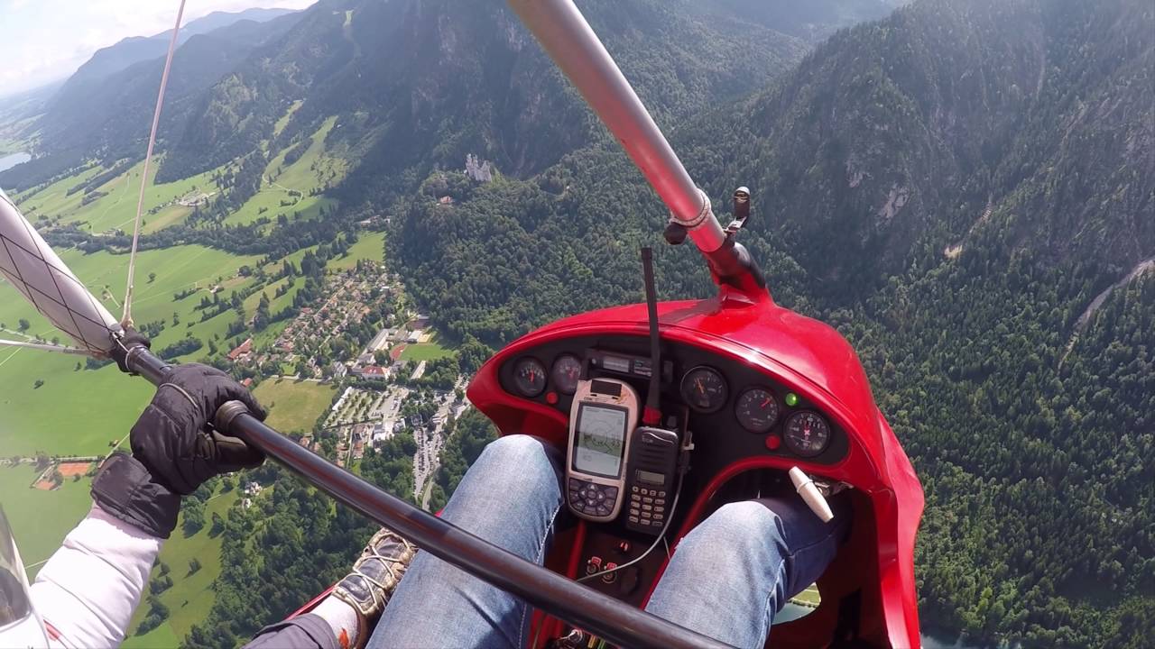 Trike Flug über Füssen