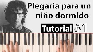 Como tocar "Plegaria para un niño dormido"(Almendra) - Parte 1/2 - Piano tutorial y partitura