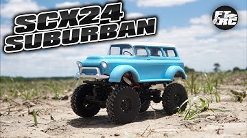 Axial SCX24 Suburban First Run!!!