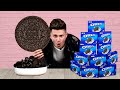 Проверяю ВПИТАЮТ ЛИ 500 OREO ВЕДРО МОЛОКА