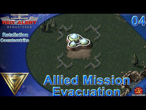 Command & Conquer│Red Alert 1│Remastered│Retaliation│Counterstrike│Allied Mission 4│Evacuation