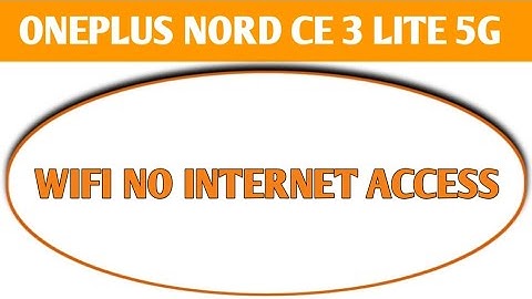Oneplus Nord CE 3 Lite 5G wifi Connect no internet Access || How to fix wifi problem any Oneplus