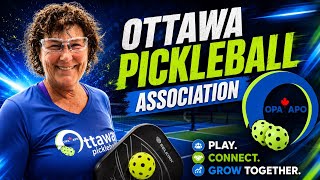 The Ottawa Pickleball Association- President Diana Dowthwaite