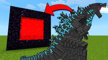 How To Make A Portal To The Godzilla Dimension in Minecraft