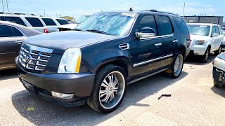 Copart Walk Around + 2010 Escalade Theft + 7-14-2020
