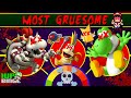 Super Mario Deaths: Gruesome to Most Gruesome ☠️