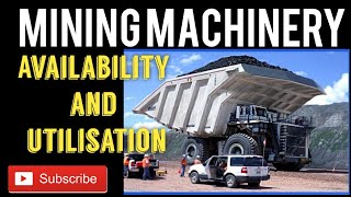 Mining Machinery: Availability & Utilisation || MiningSYNC || Mining Machinery