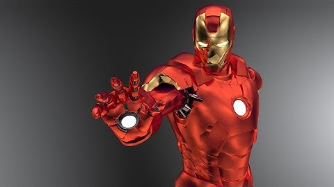 Renderizado de Iron Man con Rhinoceros y Vray!!!...