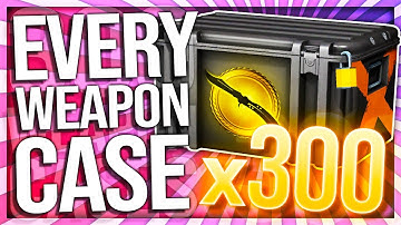 OPENING 300 OF EVERY WEAPON CASE (BUTTERFLY UNBOXING)