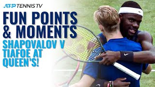 Fun Rallies & Cute Moments Between Denis Shapovalov & Frances Tiafoe at Queen's! ?