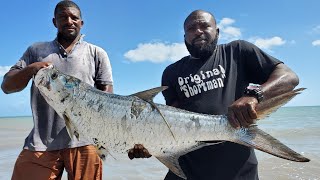 d&g the lucky man his first successful catch 34 lb tarpon man of God