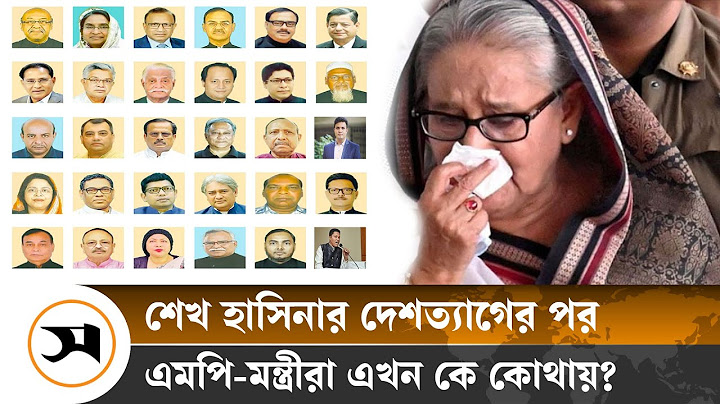 যেভাবে দেশত্যাগ করেন শেখ হাসিনা সরকারের এমপি-মন্ত্রীরা | Awami League | MP Minister | Sheikh Hasina