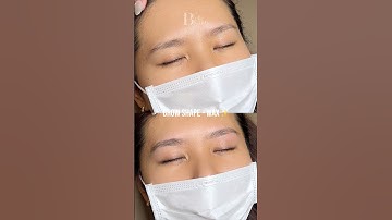 How we wax brows for the perfect shape 💖 #browwax #wax #bellebeauty #browshaping #vietnam #spa
