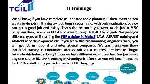 Java training in Chandigarh