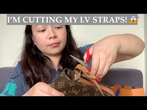 LV Straps cut from Authentic Louis - Black Forest Atelier